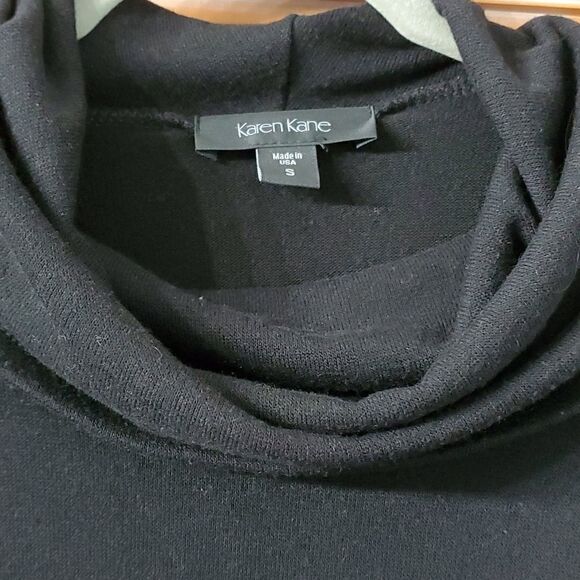 Karen Kane black mock Turtleneck sweater. Oversized small. Good used condition. - Picture 2 of 6